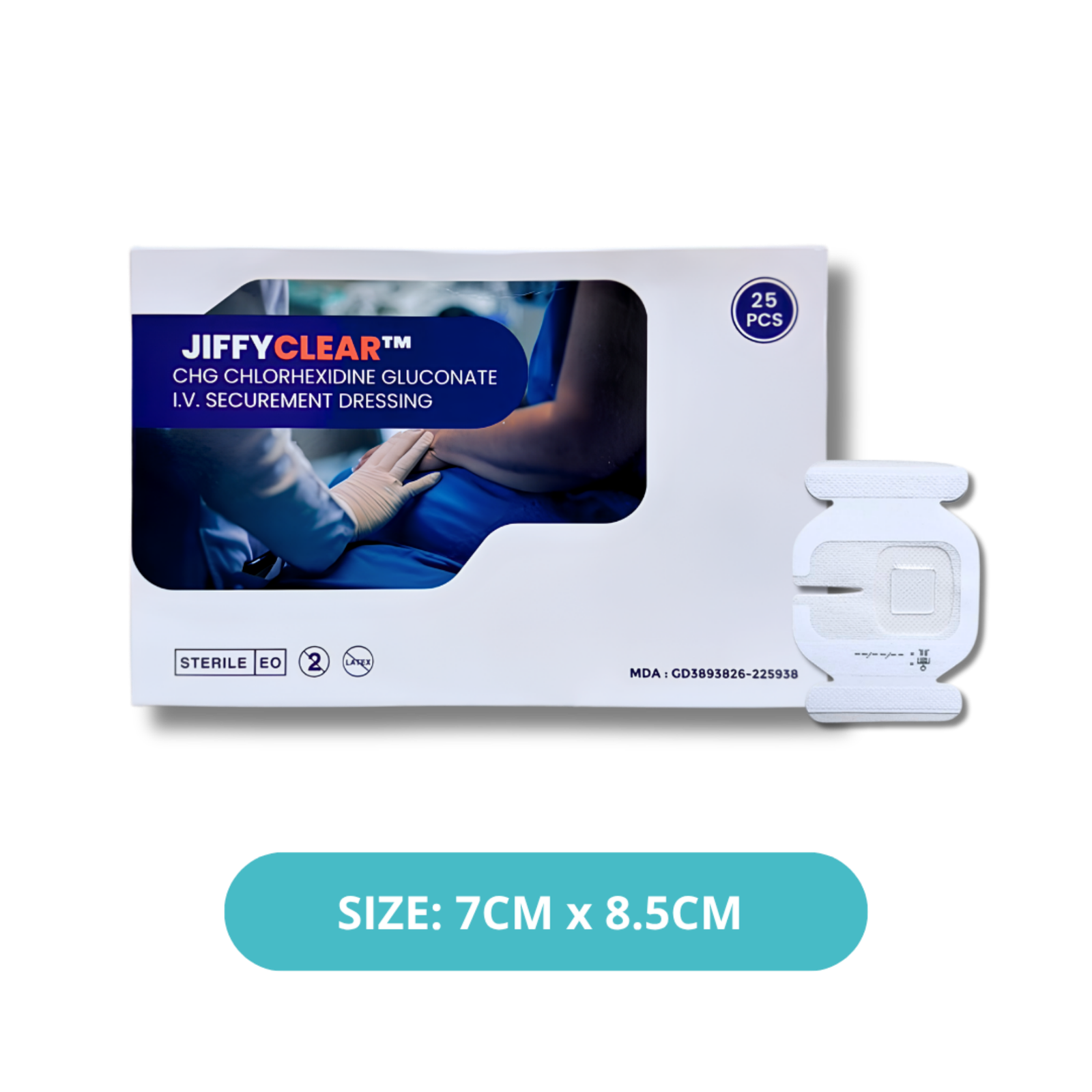 JiffyClear™ CHG (7x8.5)
