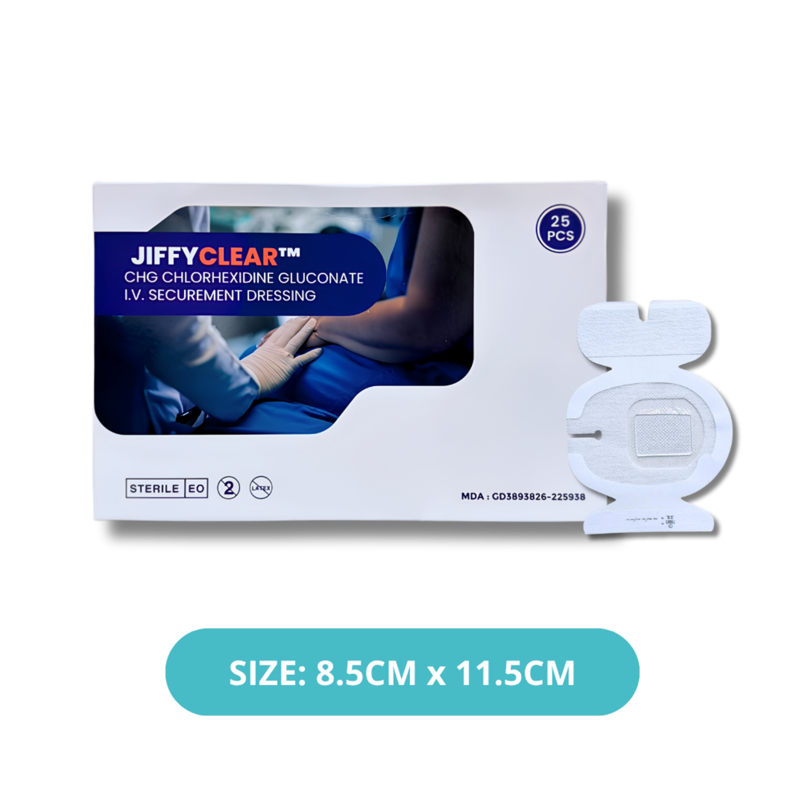 JiffyClear™ CHG (8.5x11.5)